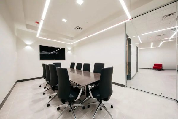 A boardroom inside the Tampa, FL datacenter