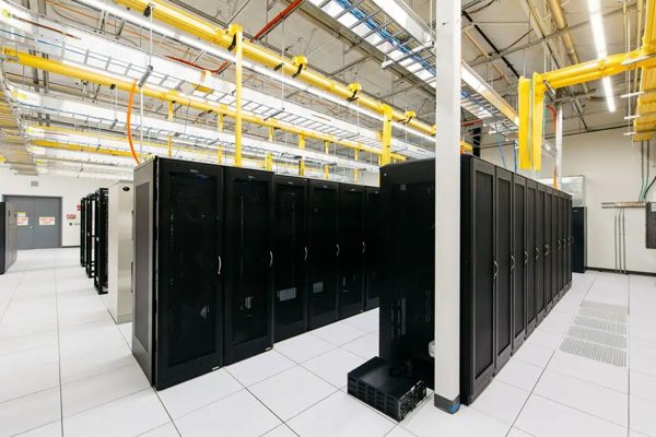 The server hall of the Tampa, FL datacenter
